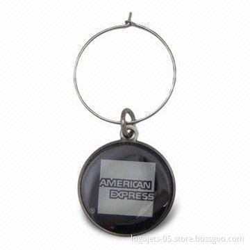 Wine Charm Pendant, Made of Printing